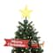 Animated Santa&#x27;s Sleigh with Banner Tree Topper